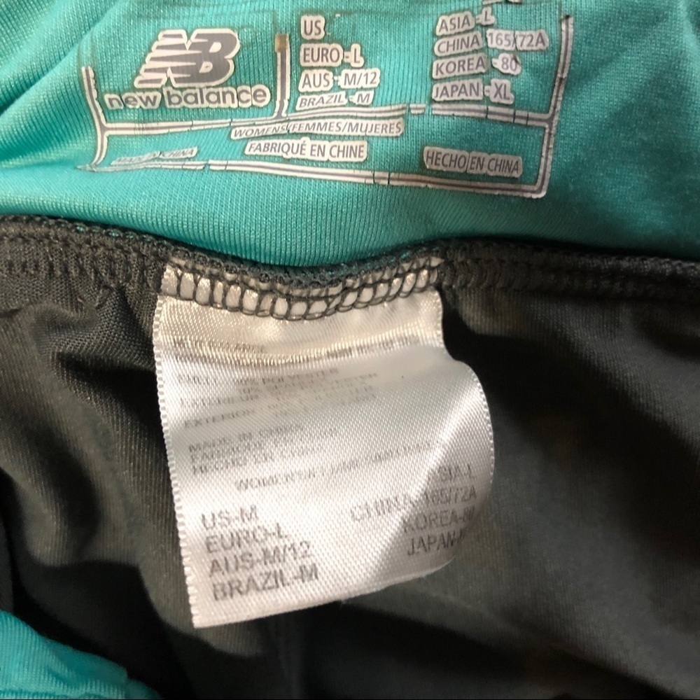 New Balance Women’s Gray‎ and Aqua Capri Pants - Picture 8 of 8